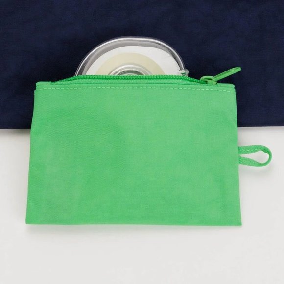 NWOT Baggu Flat Pouch Small - Aloe - Picture 4 of 4